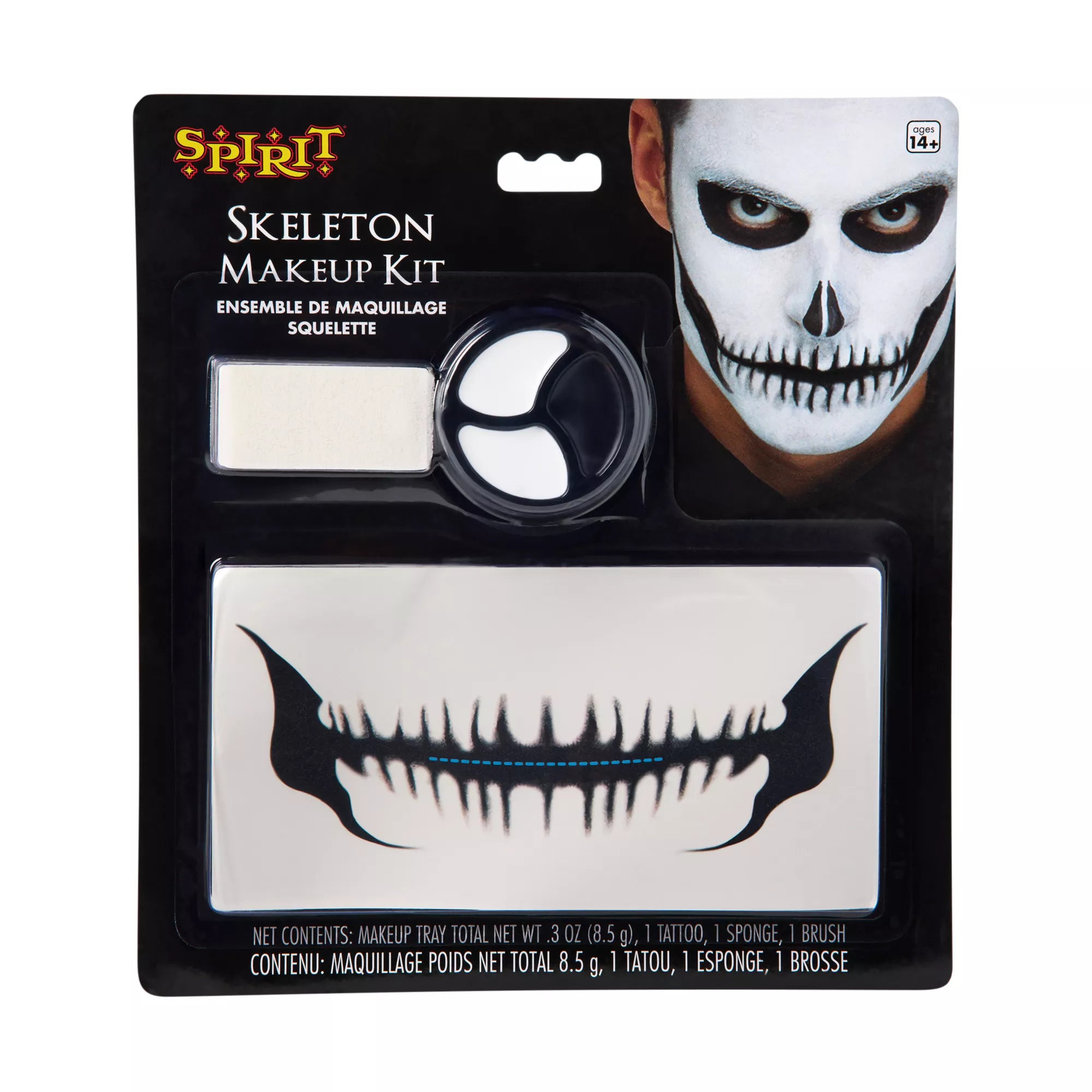 Skeleton Tattoo and Makeup Kit