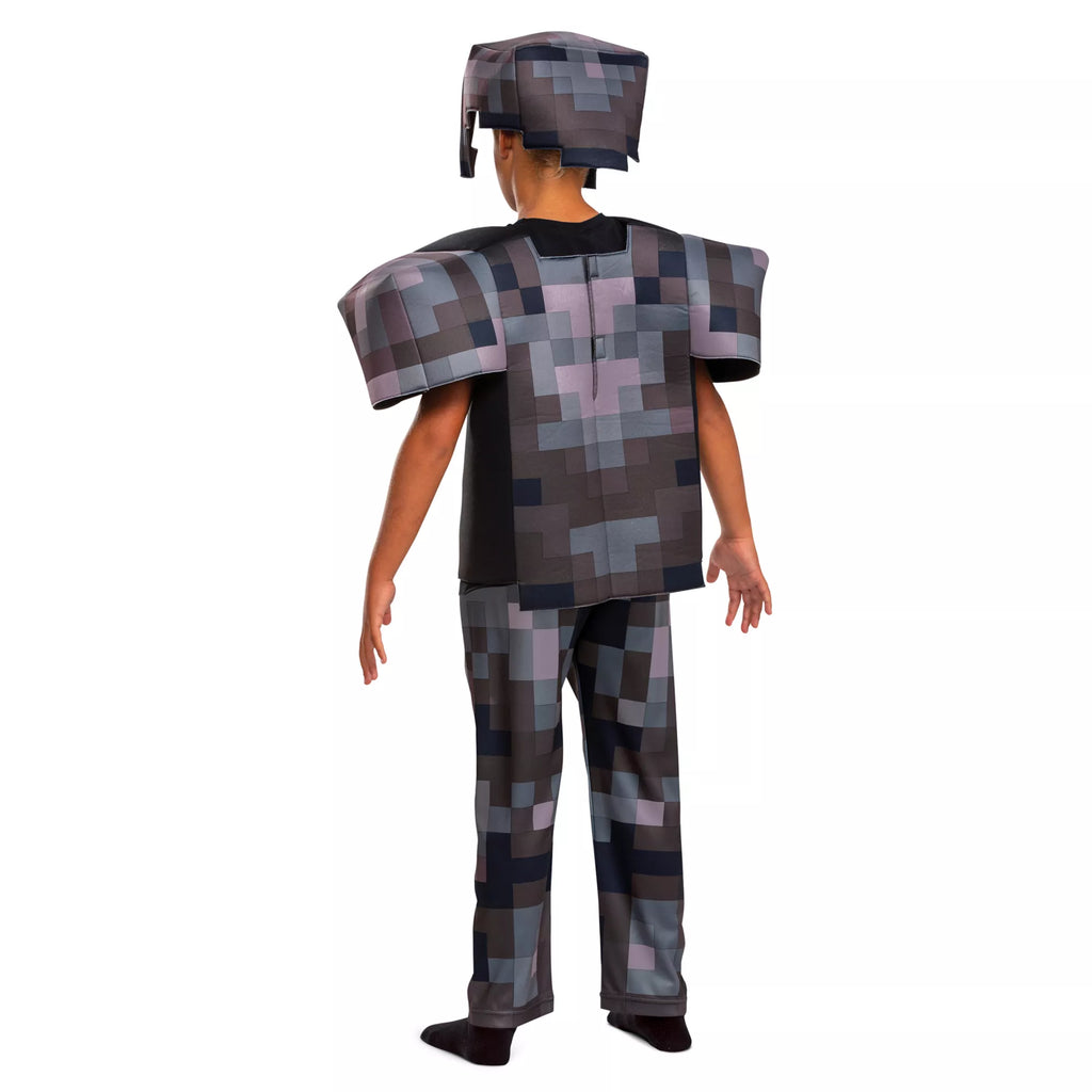 Kids Netherite Armor Costume Deluxe - Minecraft
