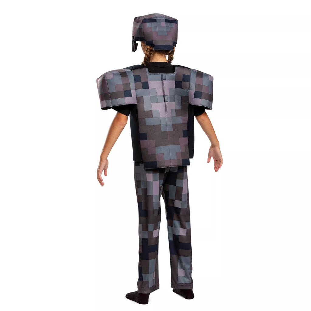 Kids Netherite Armor Costume Deluxe - Minecraft