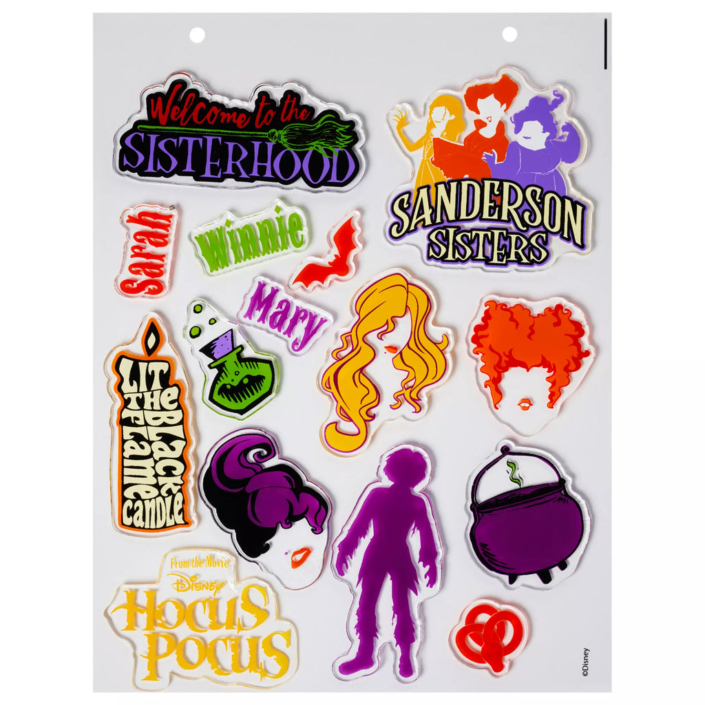 Hocus Pocus Gel Window Clings - Disney