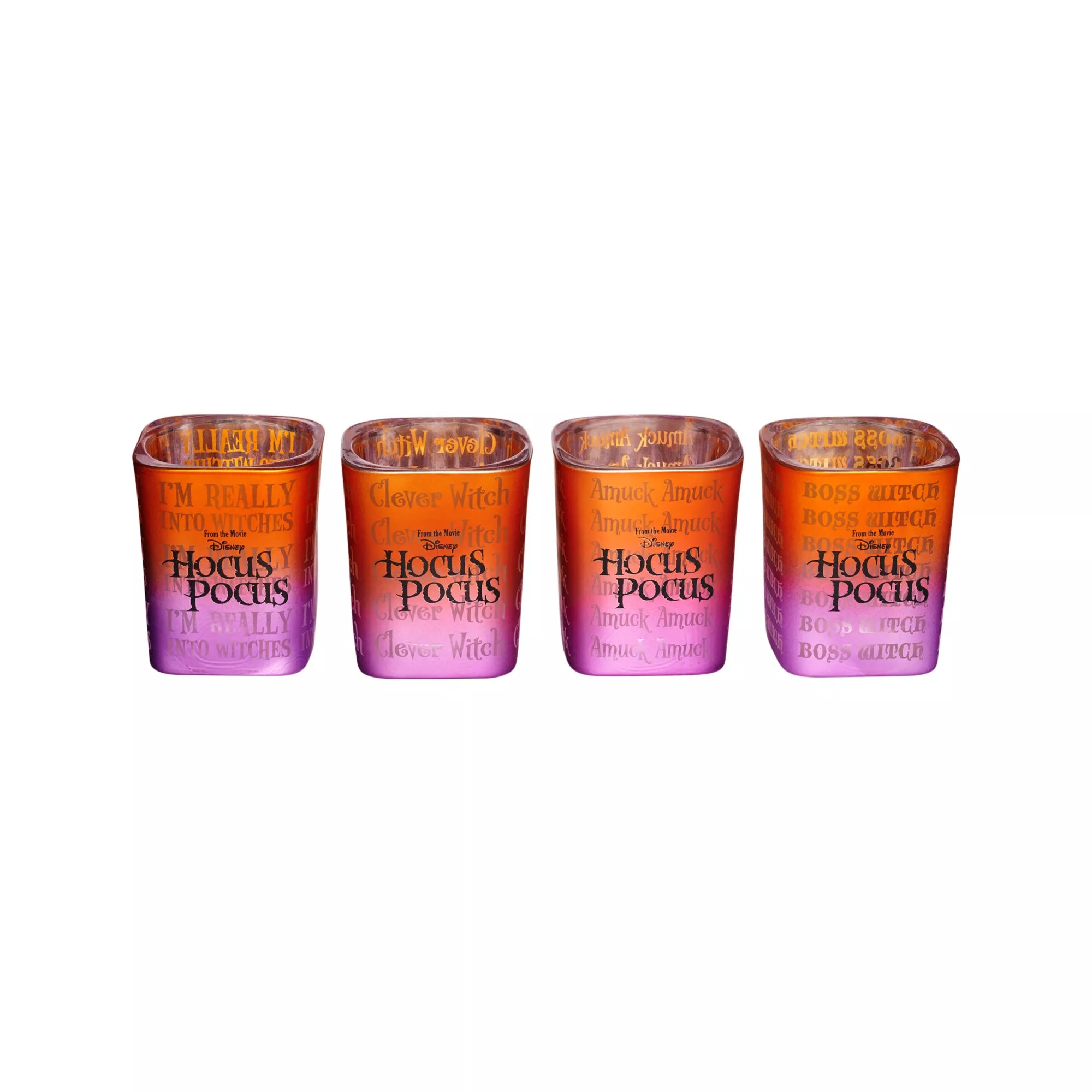 Hocus Pocus Mini Glass Set 4 Pack - Disney