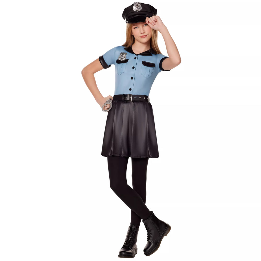 Kids Police Dress Costume