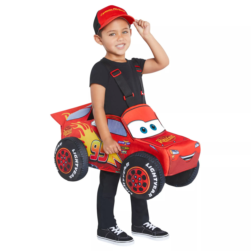 Toddler Lightning McQueen Ride-Along Costume - Cars