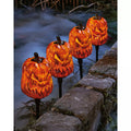 Light-Up LED Spooky Pumpkin Pathway Markers