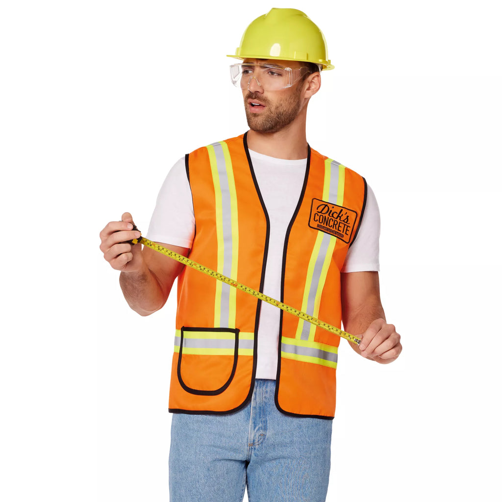 Funny Construction Worker Costume Kit