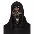 Chrome Ghost Face Full Mask