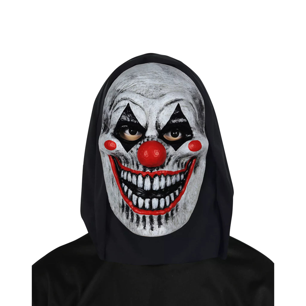 Die Laughing Clown Half Mask