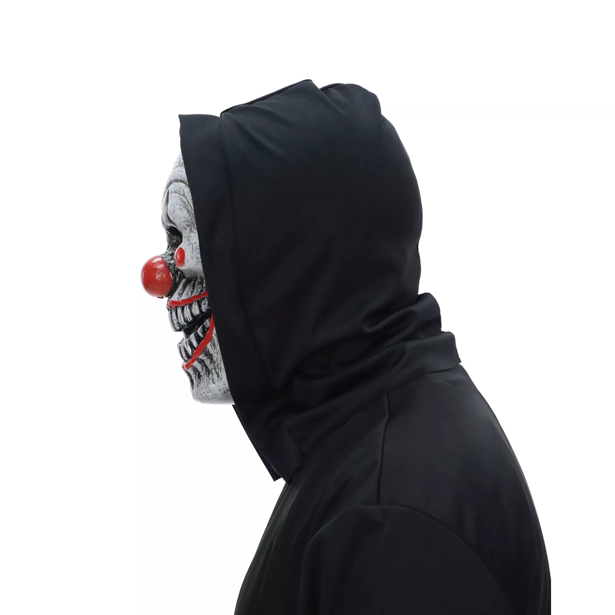Die Laughing Clown Half Mask