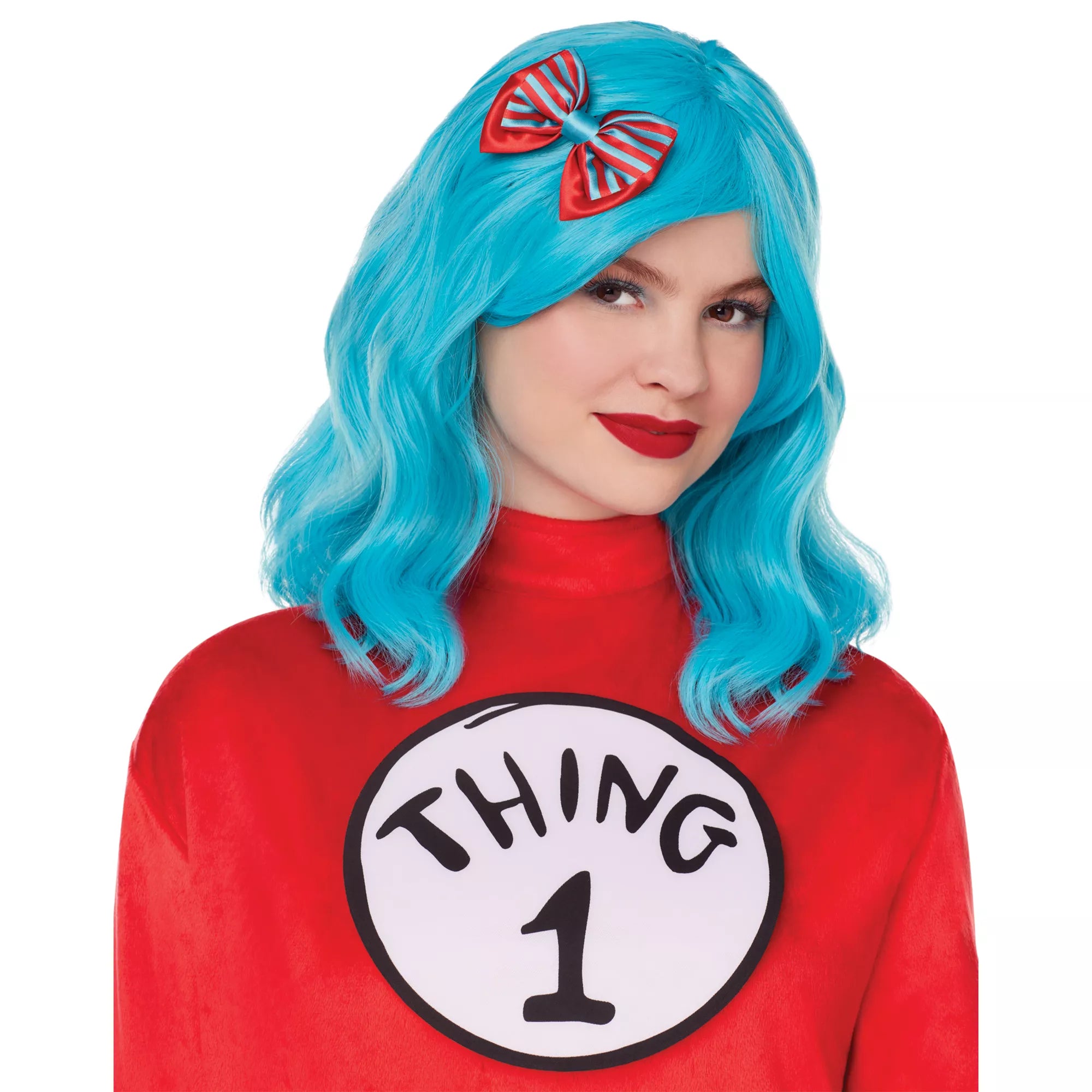 Long Thing 1 and Thing 2 Wig - Dr. Seuss