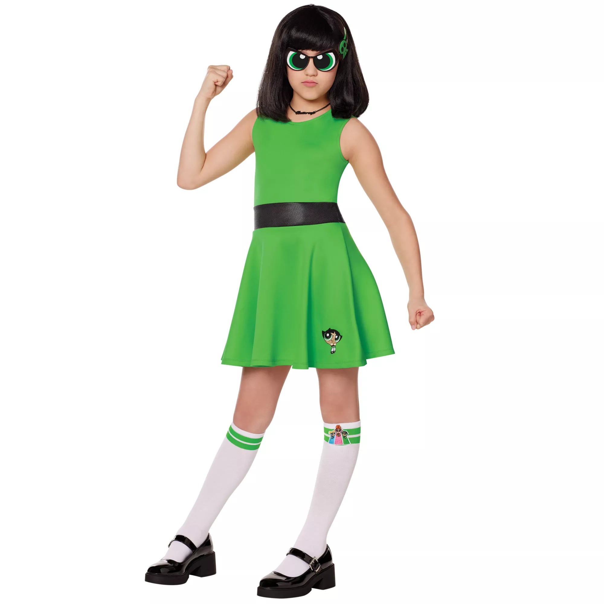 Kids Buttercup Dress Costume - The Powerpuff Girls