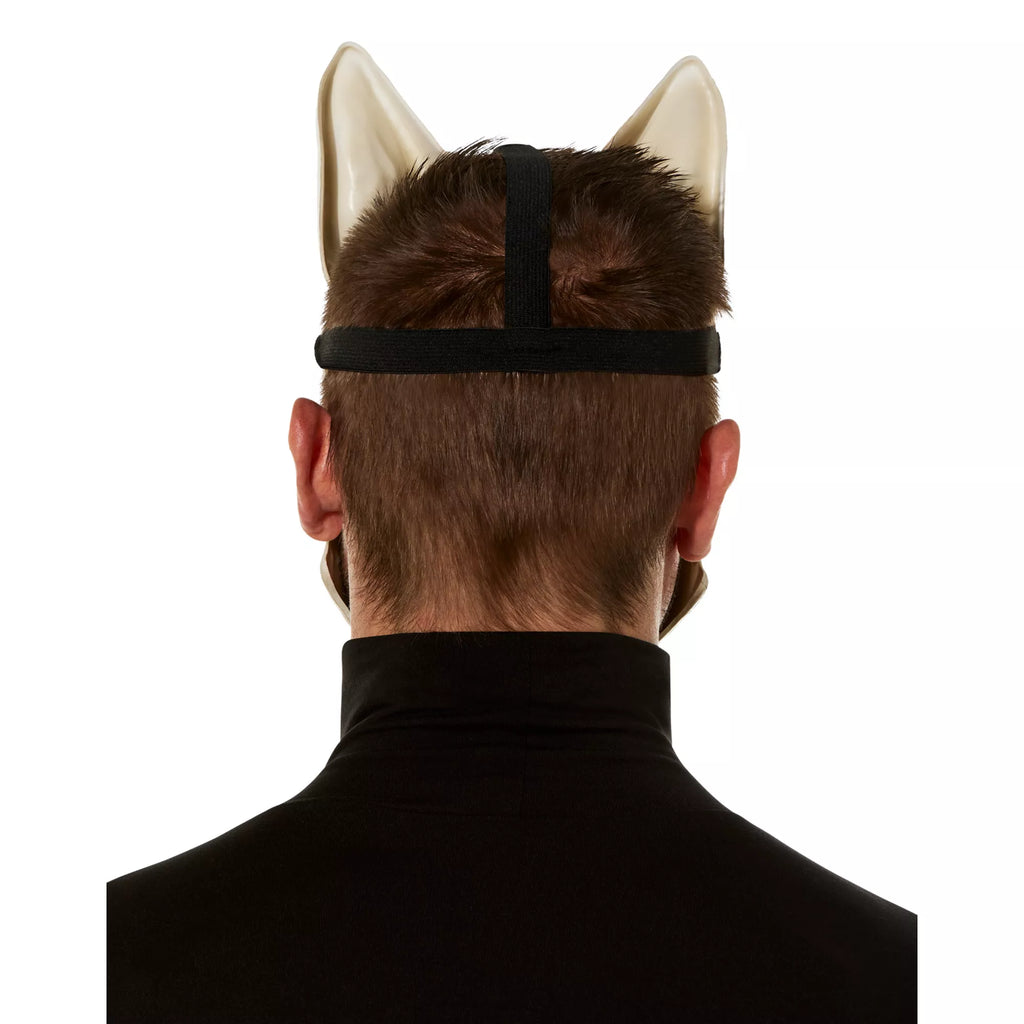 Skeletal Wolf Half Mask