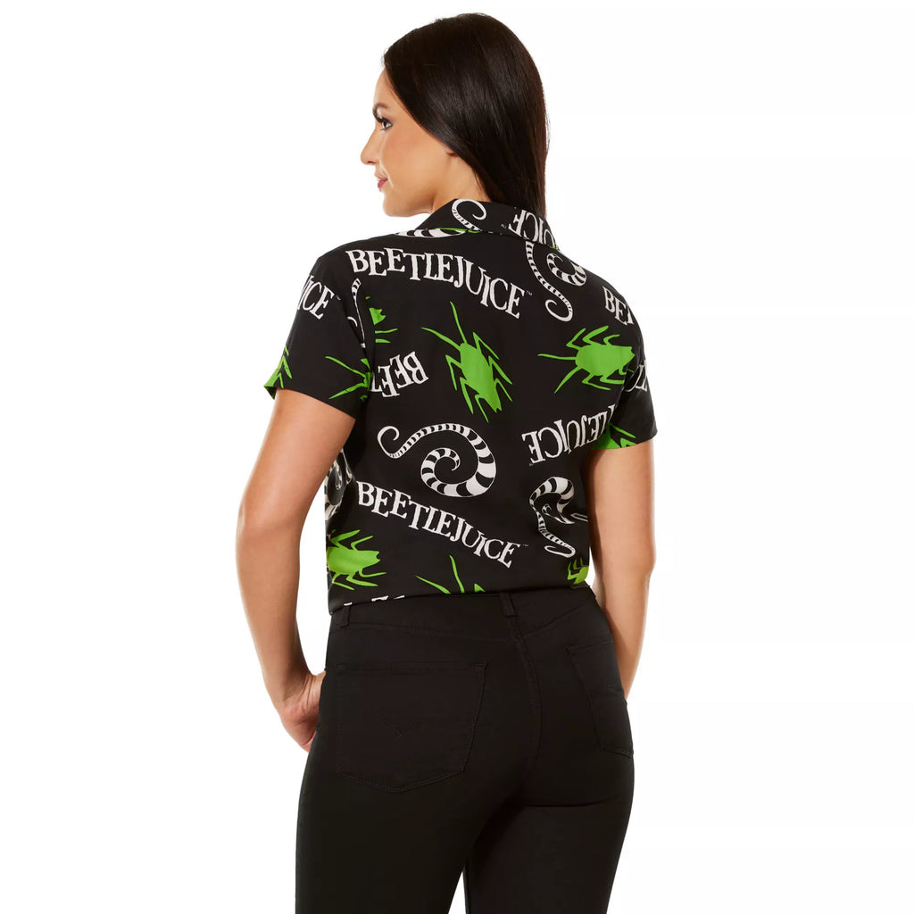 Beetlejuice Button Down Shirt