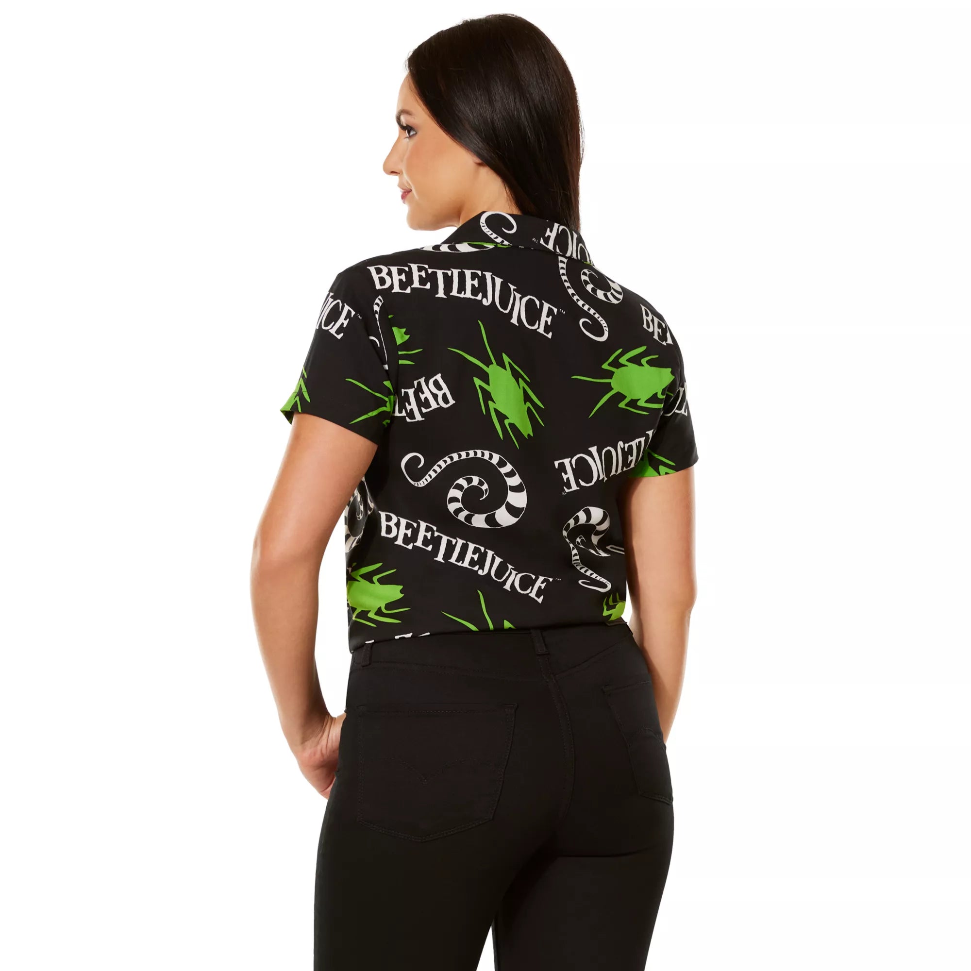 Beetlejuice Button Down Shirt