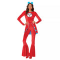 Adult Thing 1 and Thing 2 Bell Bottom Costume - Dr. Seuss