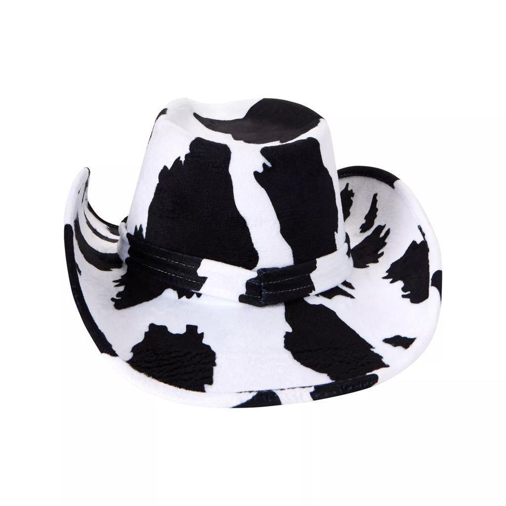 Cow Print Cowboy Hat