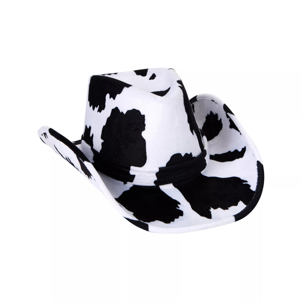 Cow Print Cowboy Hat