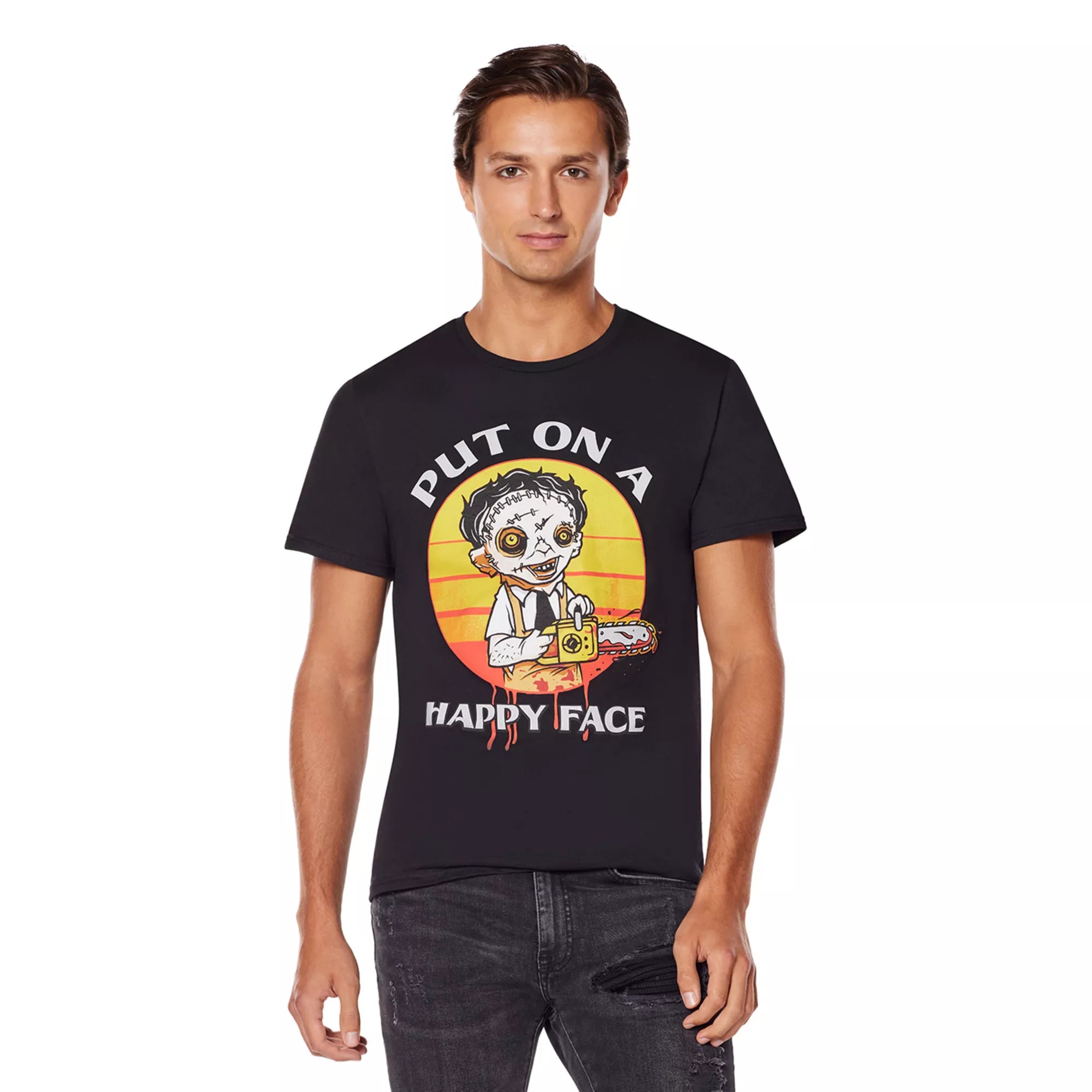Happy Leatherface T Shirt - The Texas Chainsaw Massacre