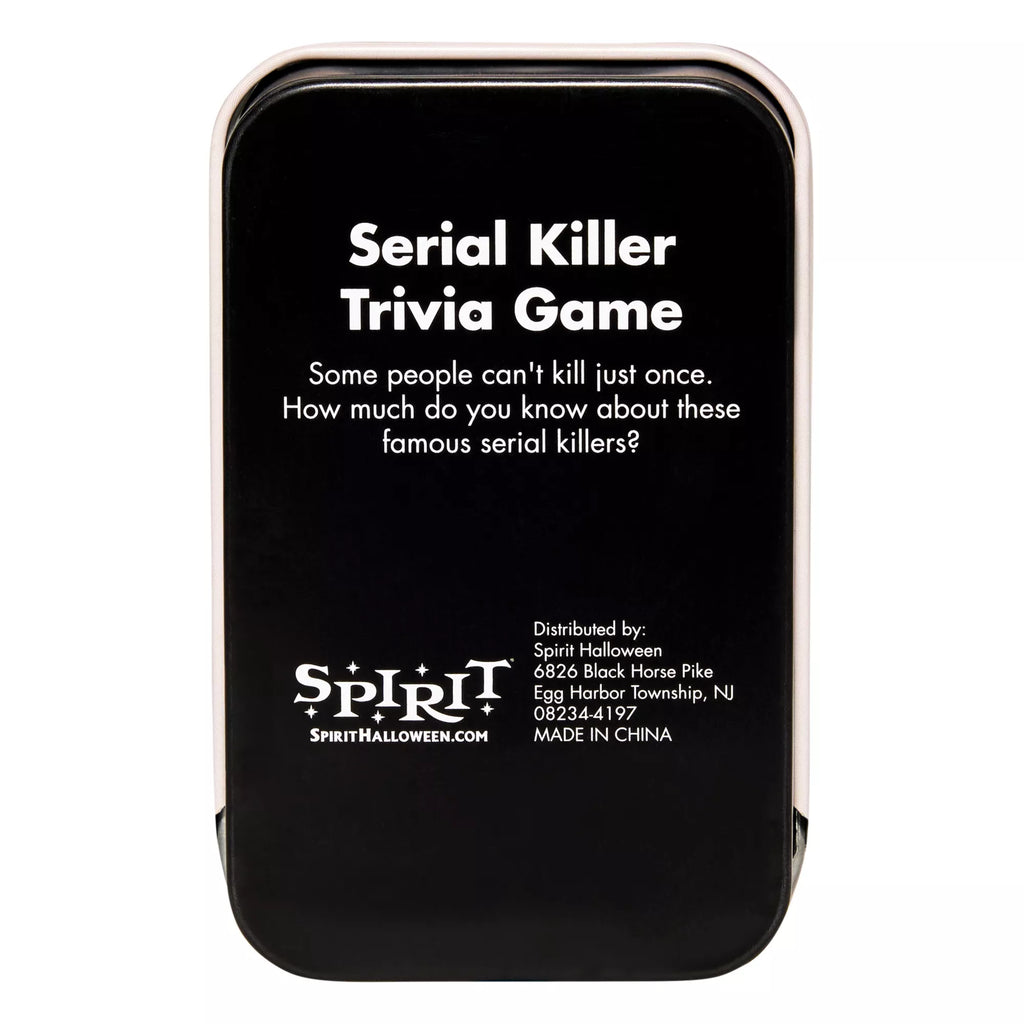 Serial Killers Trivia Card Game