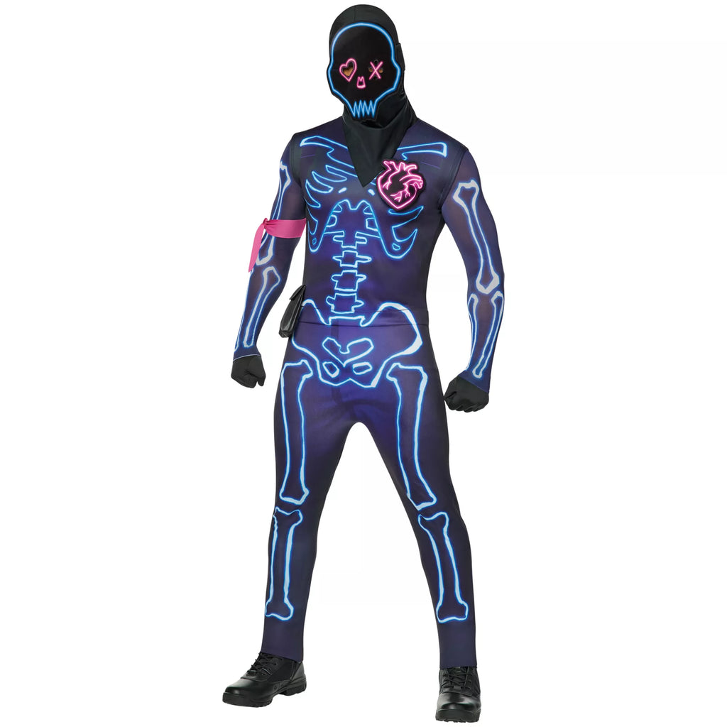 Adult Light-Up Fortnite Party Trooper Costume
