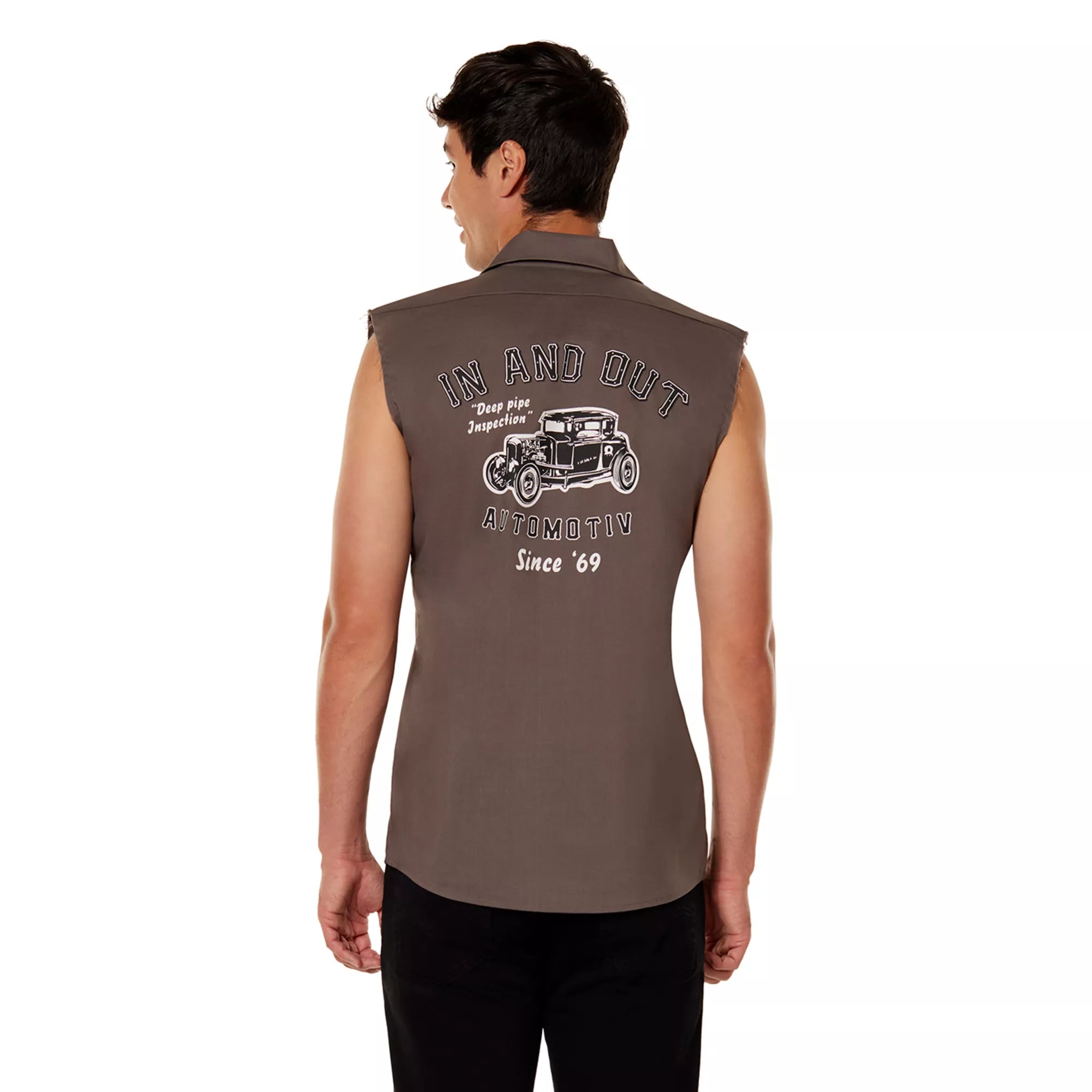 Sleeveless In and Out Work Shirt