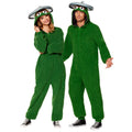 Adult Oscar the Grouch Jumpsuit Costume - Sesame Street