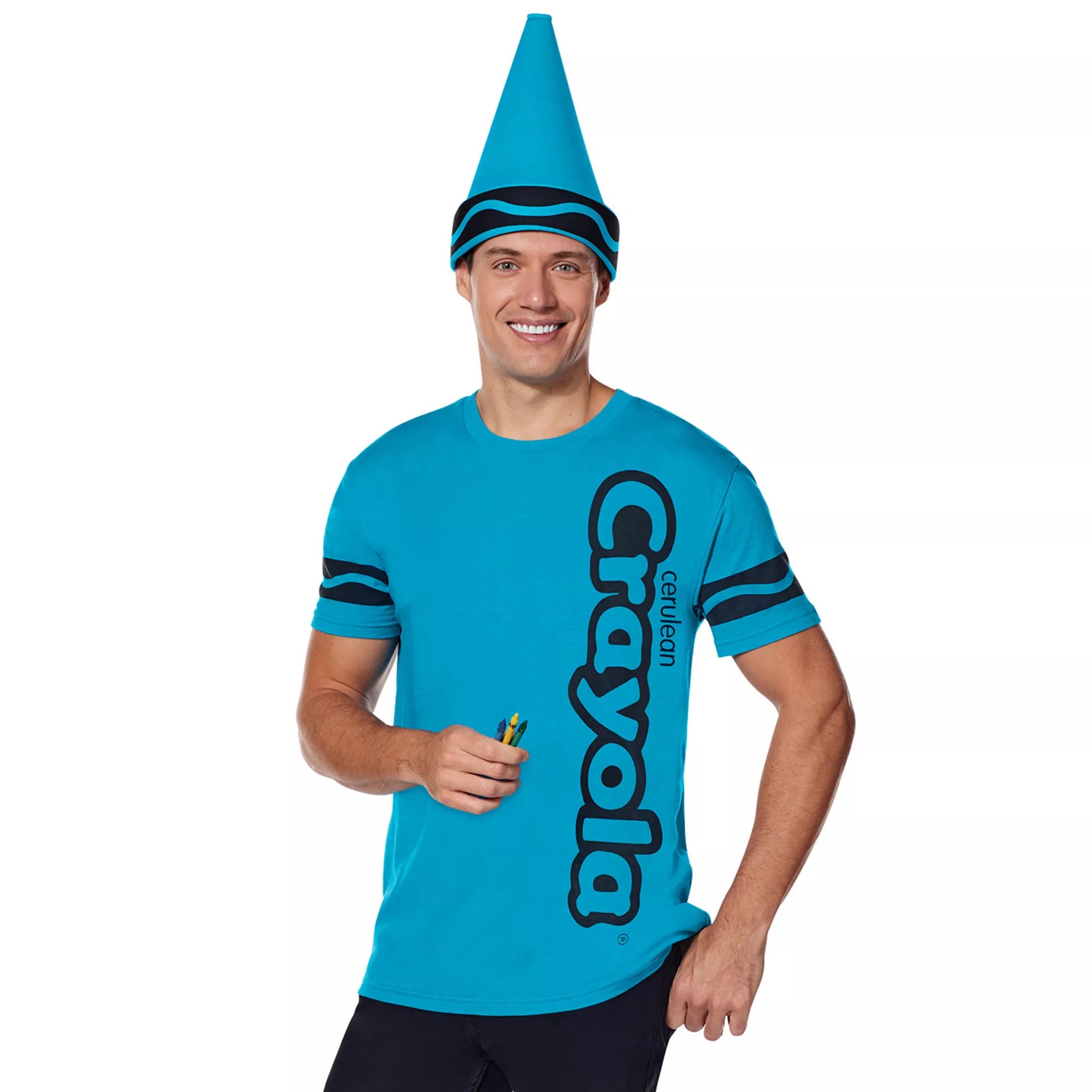 Adult Cerulean Crayon Costume Kit - Crayola