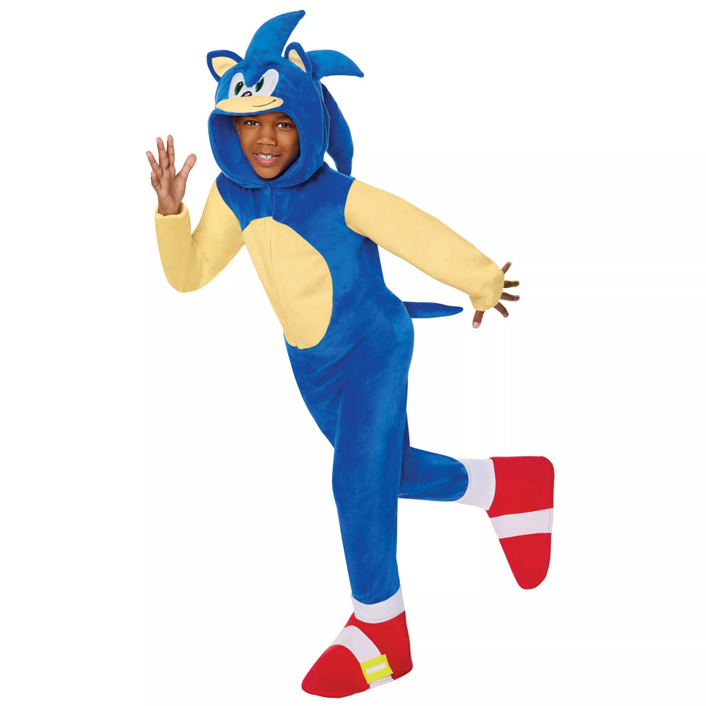 Kids Sonic the Hedgehog Jumpsuit Costume