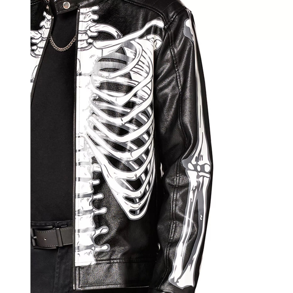 Adult Skeleton Moto Jacket