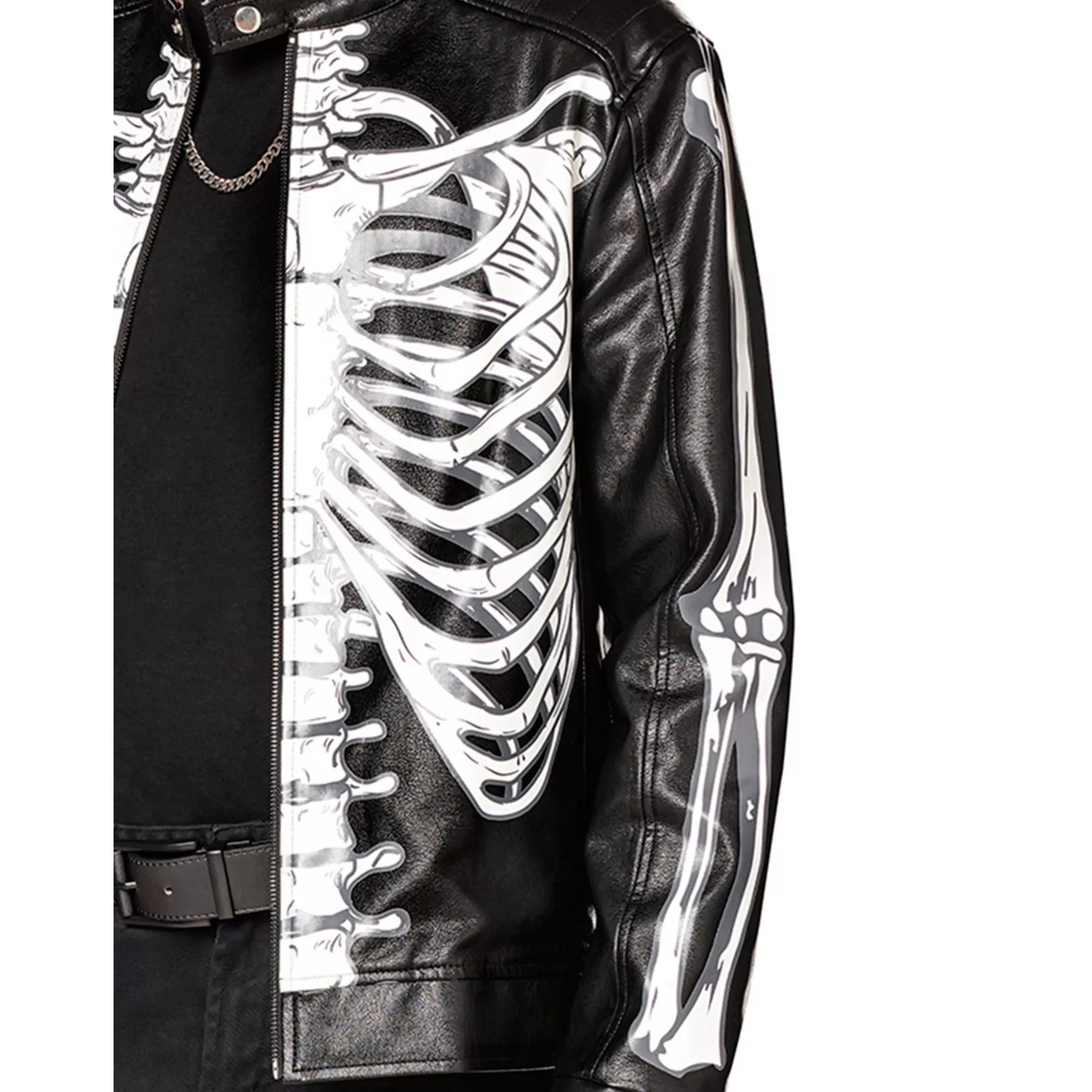 Adult Skeleton Moto Jacket