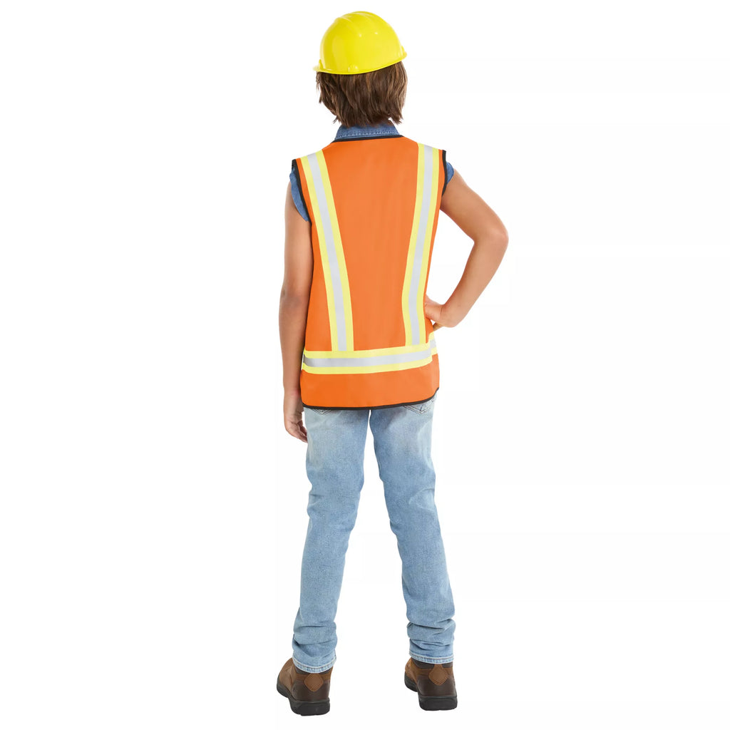 Kids Construction Worker Costume Kit