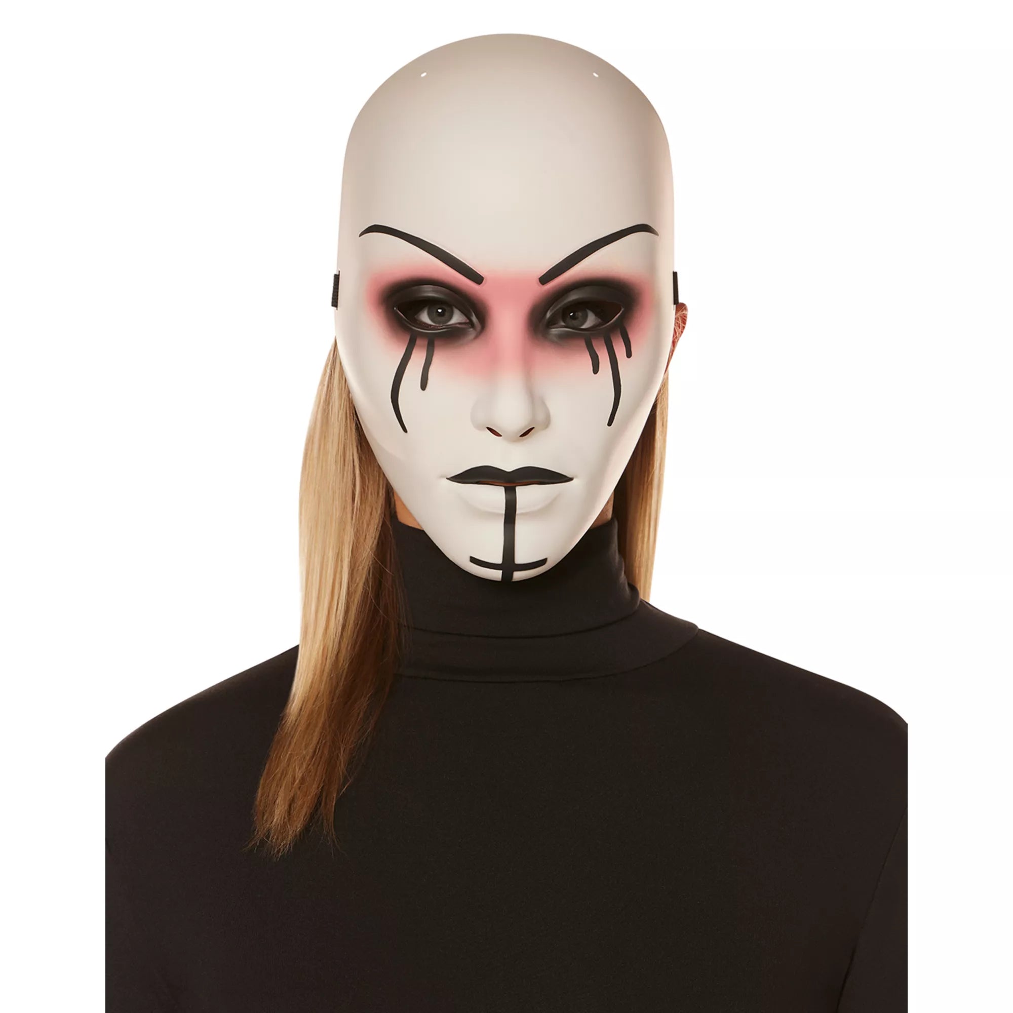 Unholy Possessed Nun Half Mask