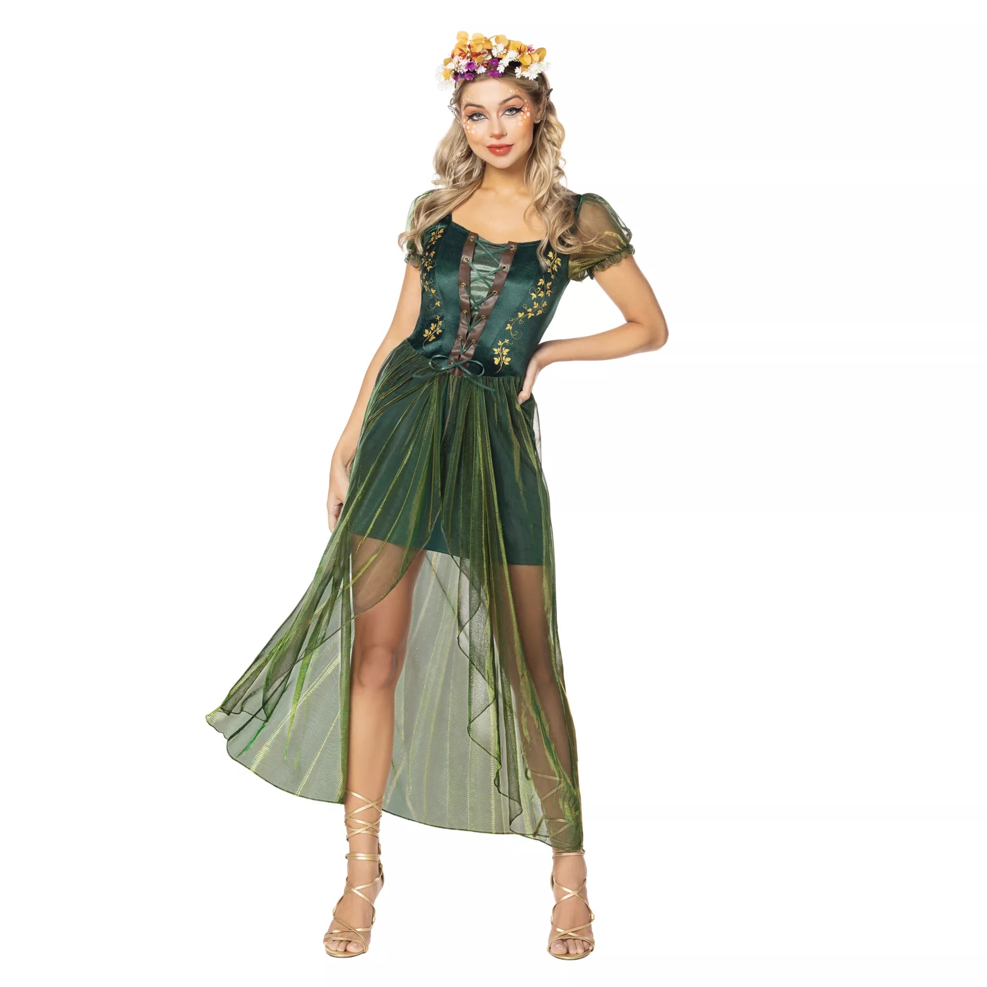 Adult Queen of the Forest Costume