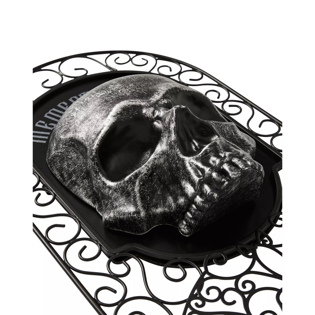 Gothic Noir Memento Mori Skull Sign