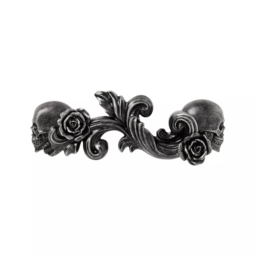 Rose and Skull Hanging Sign