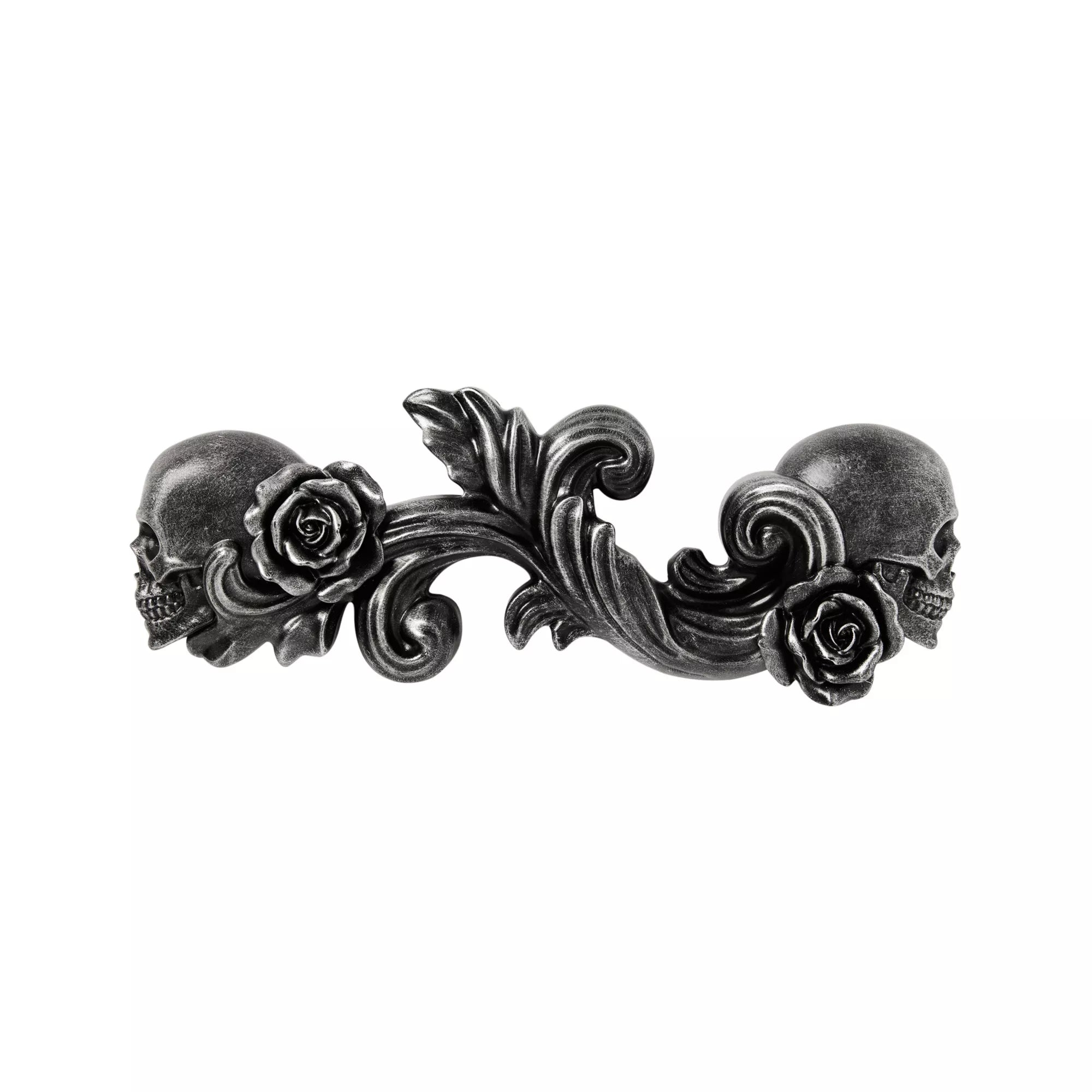 Rose and Skull Hanging Sign