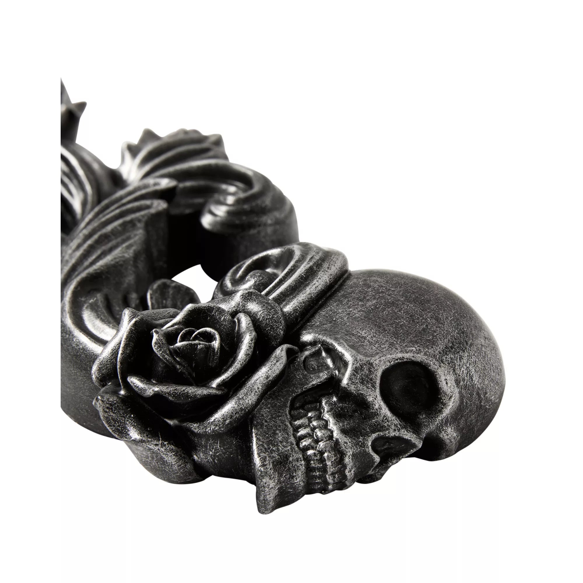 Rose and Skull Hanging Sign