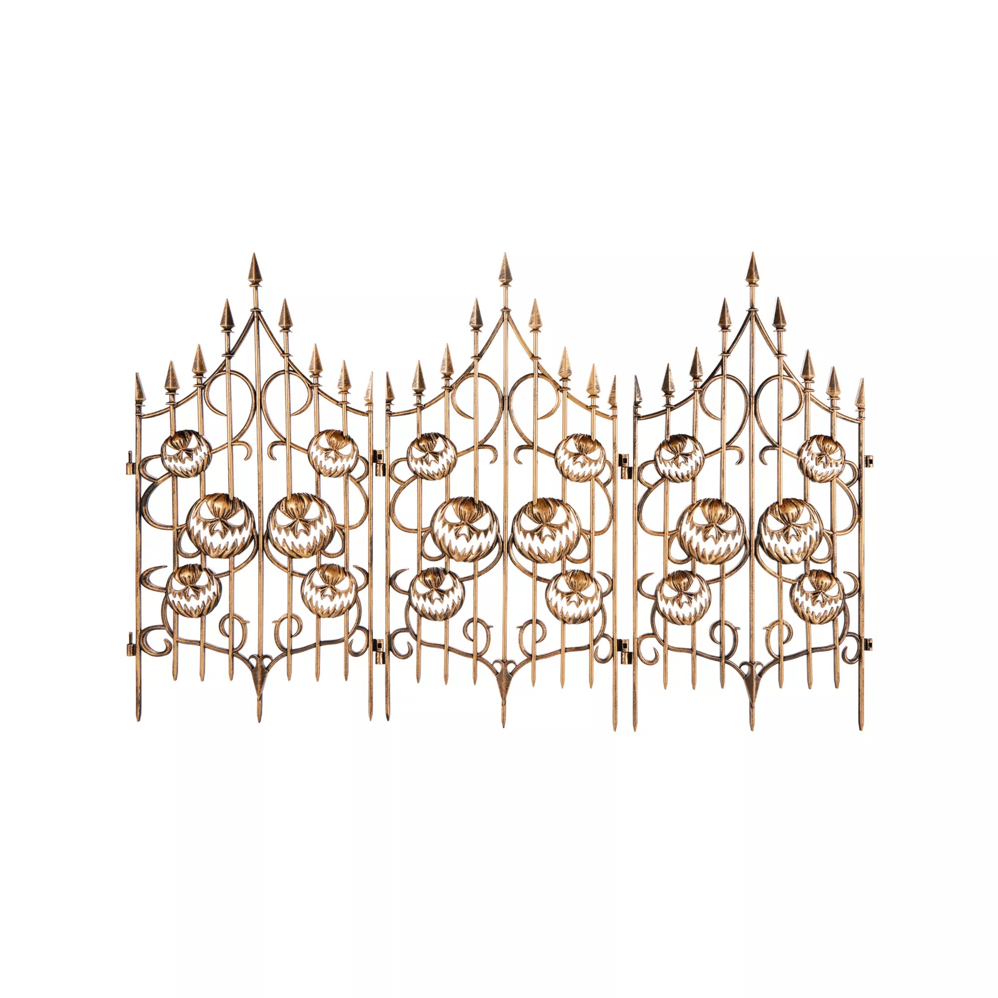 3 Ft Pumpkin Swirl Fence