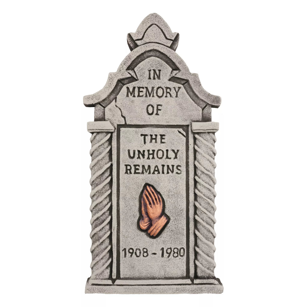 21 Inch Unholy Remains Tombstone