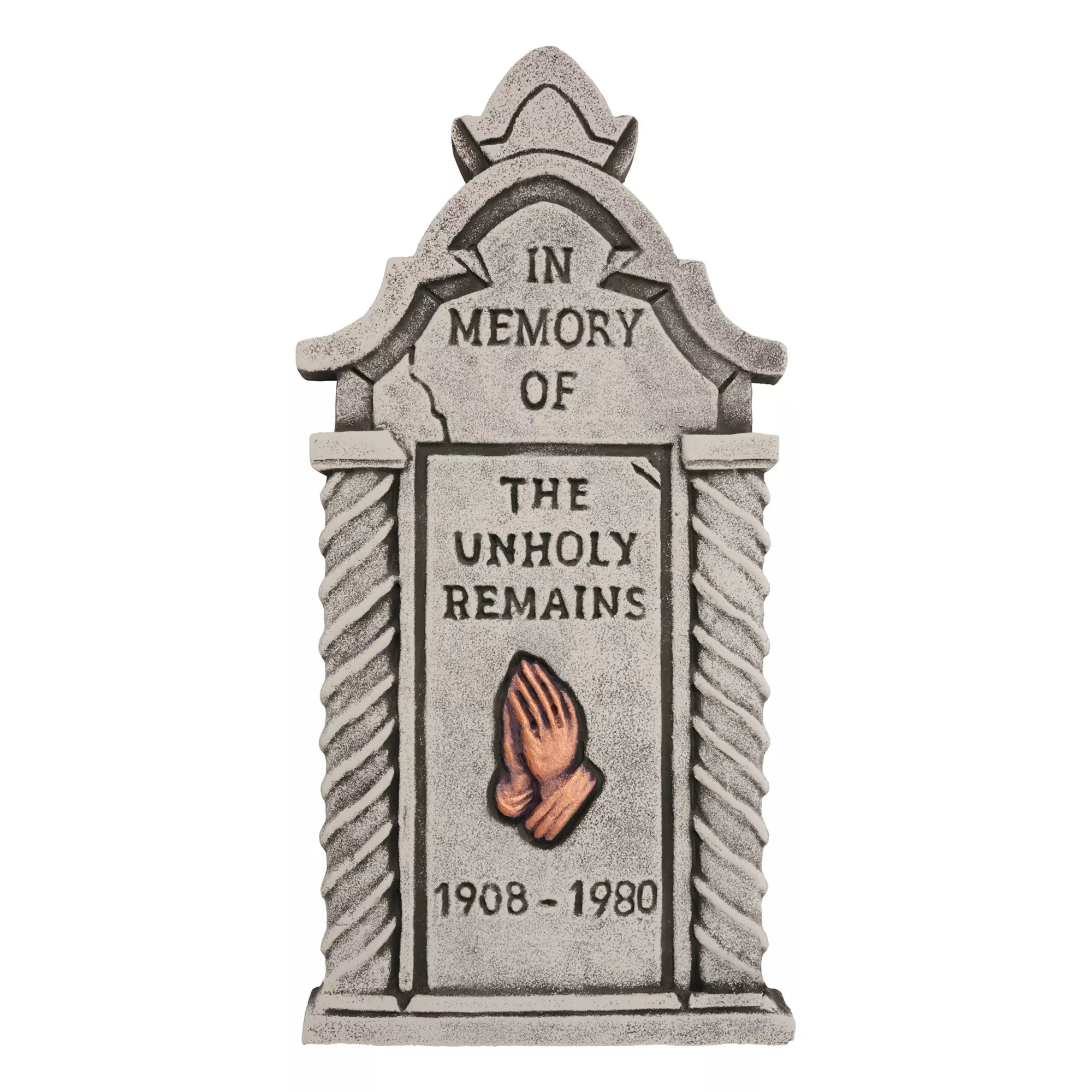 21 Inch Unholy Remains Tombstone