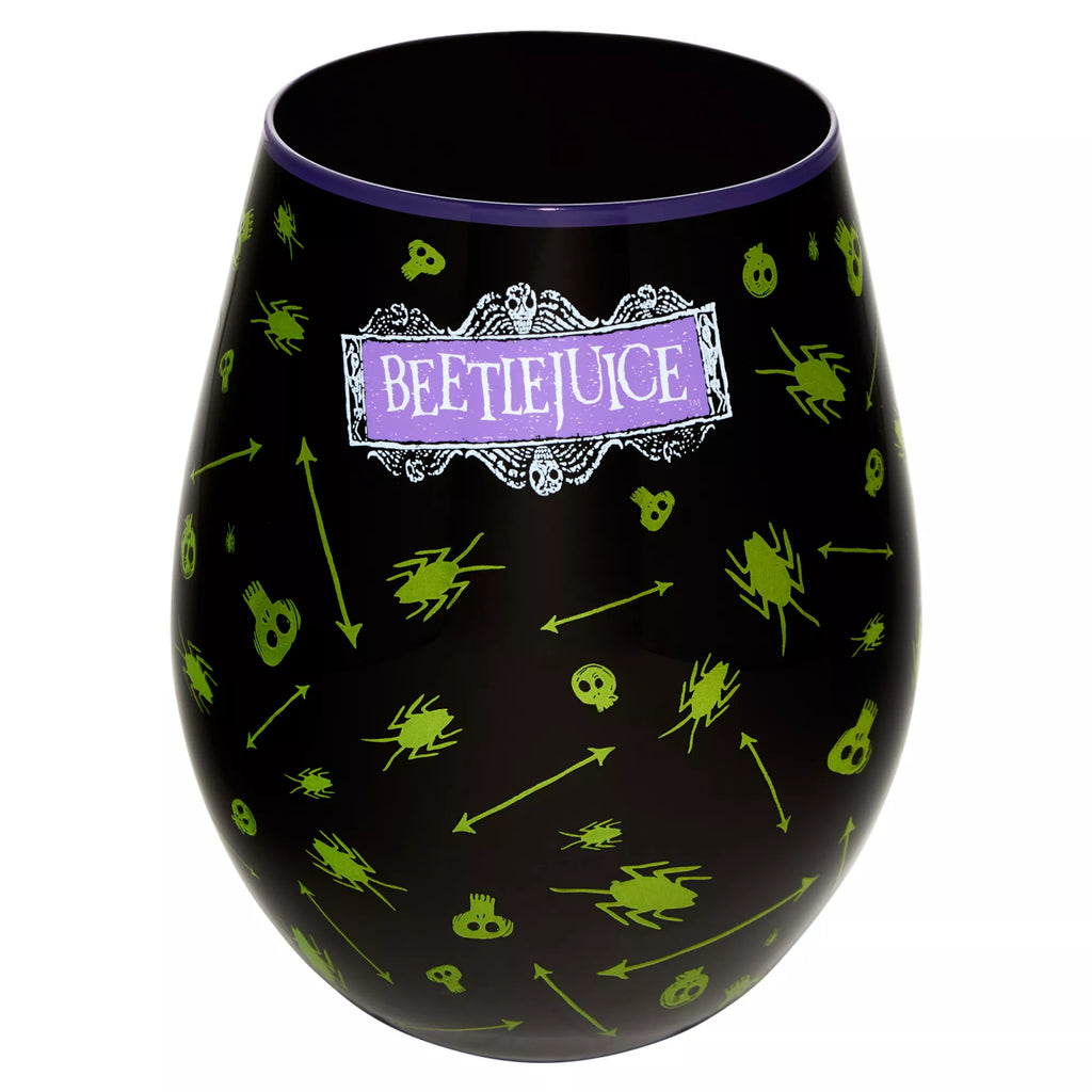 Bug Print Stemless Glass - Beetlejuice