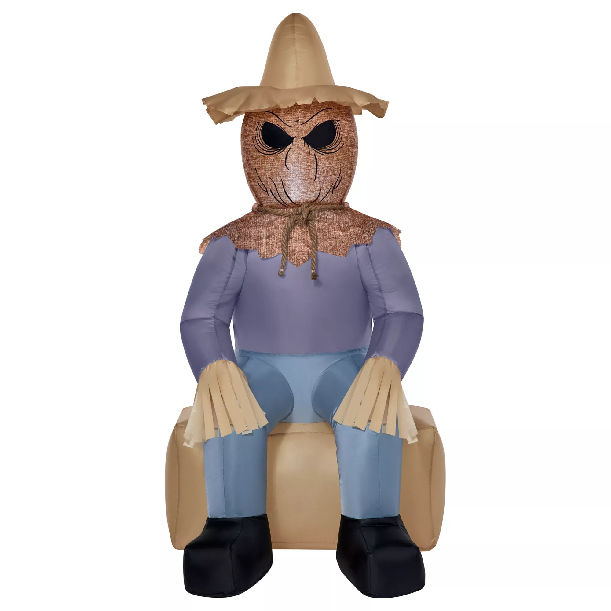 4 Ft Light-Up Scarecrow Inflatable Decoration