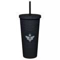 Studded Death Moth Cup with Straw - 20 oz.