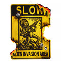 Alien Invasion Area Sign - Mars Attacks