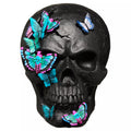 Mystical Arts Black Butterfly Skull