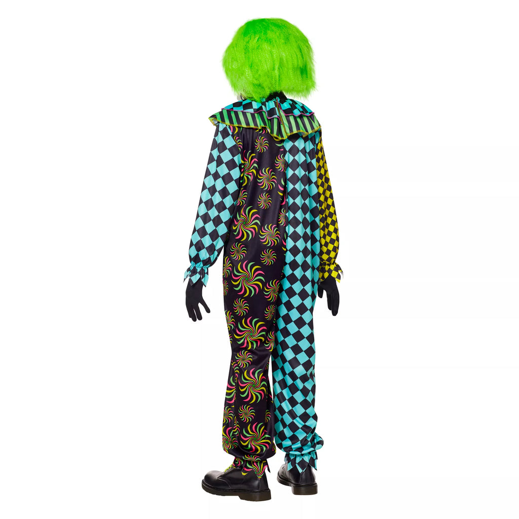 Kids Neon Clown Costume