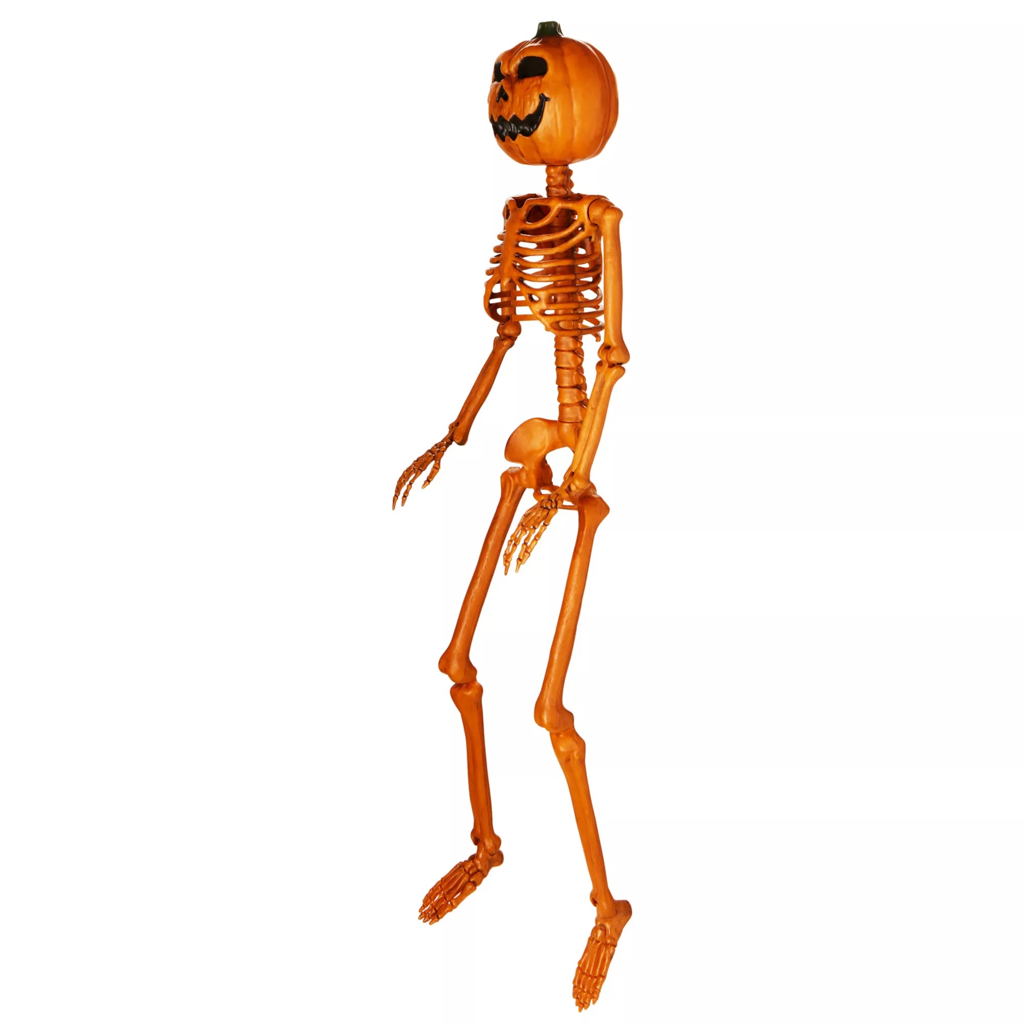 3 Ft Rotten Pumpkin Skeleton Hanging Prop
