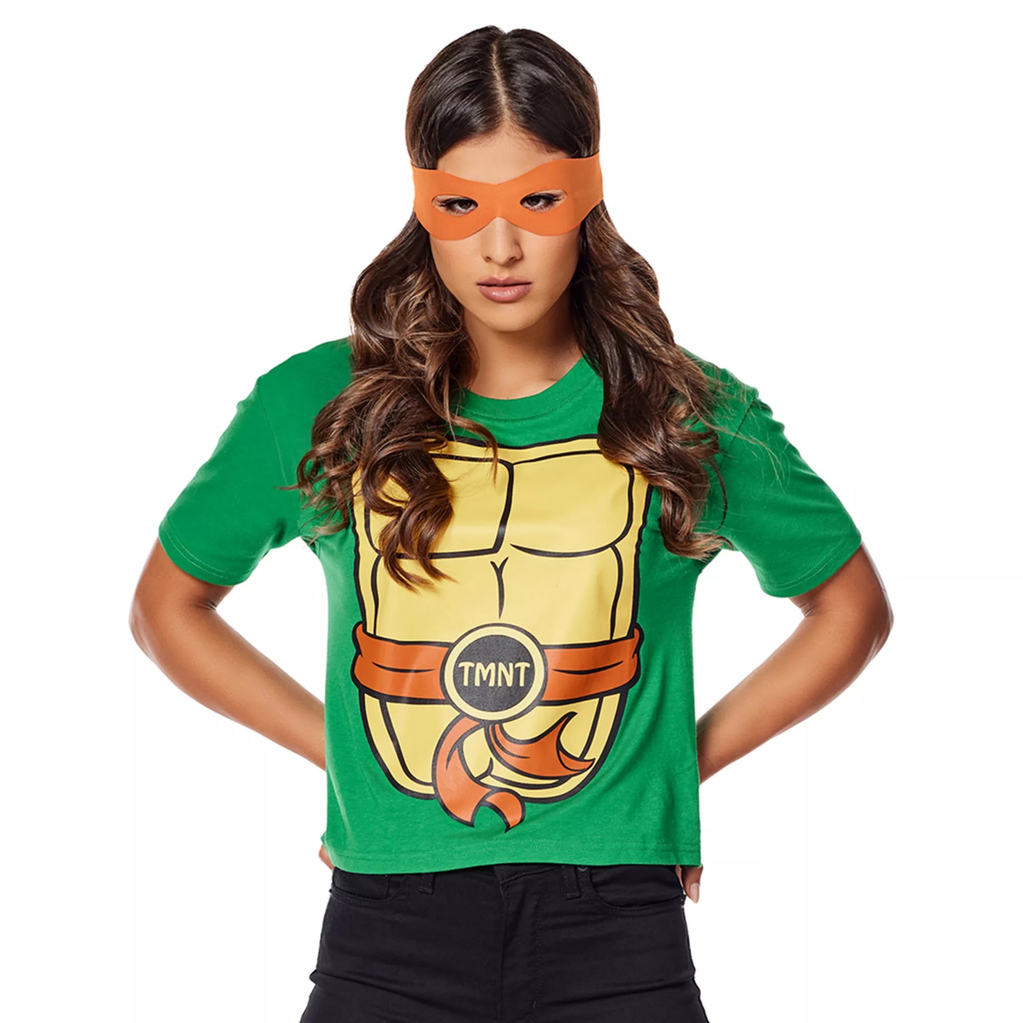 Adult Teenage Mutant Ninja Turtles T Shirt Costume Kit