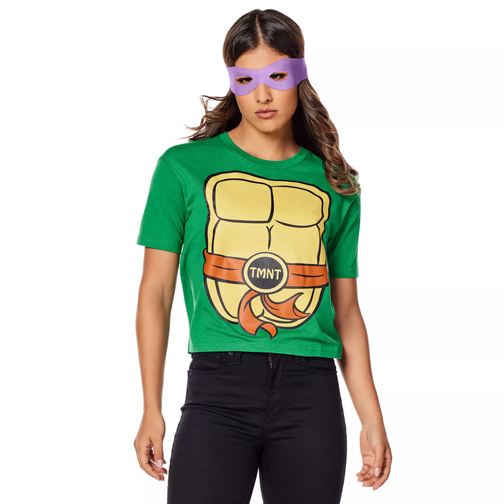 Adult Teenage Mutant Ninja Turtles T Shirt Costume Kit