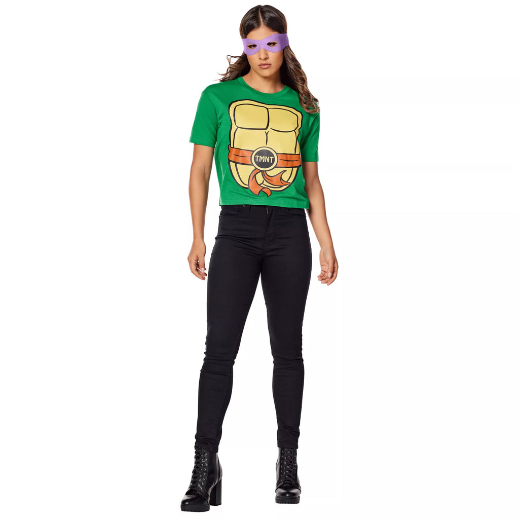 Adult Teenage Mutant Ninja Turtles T Shirt Costume Kit