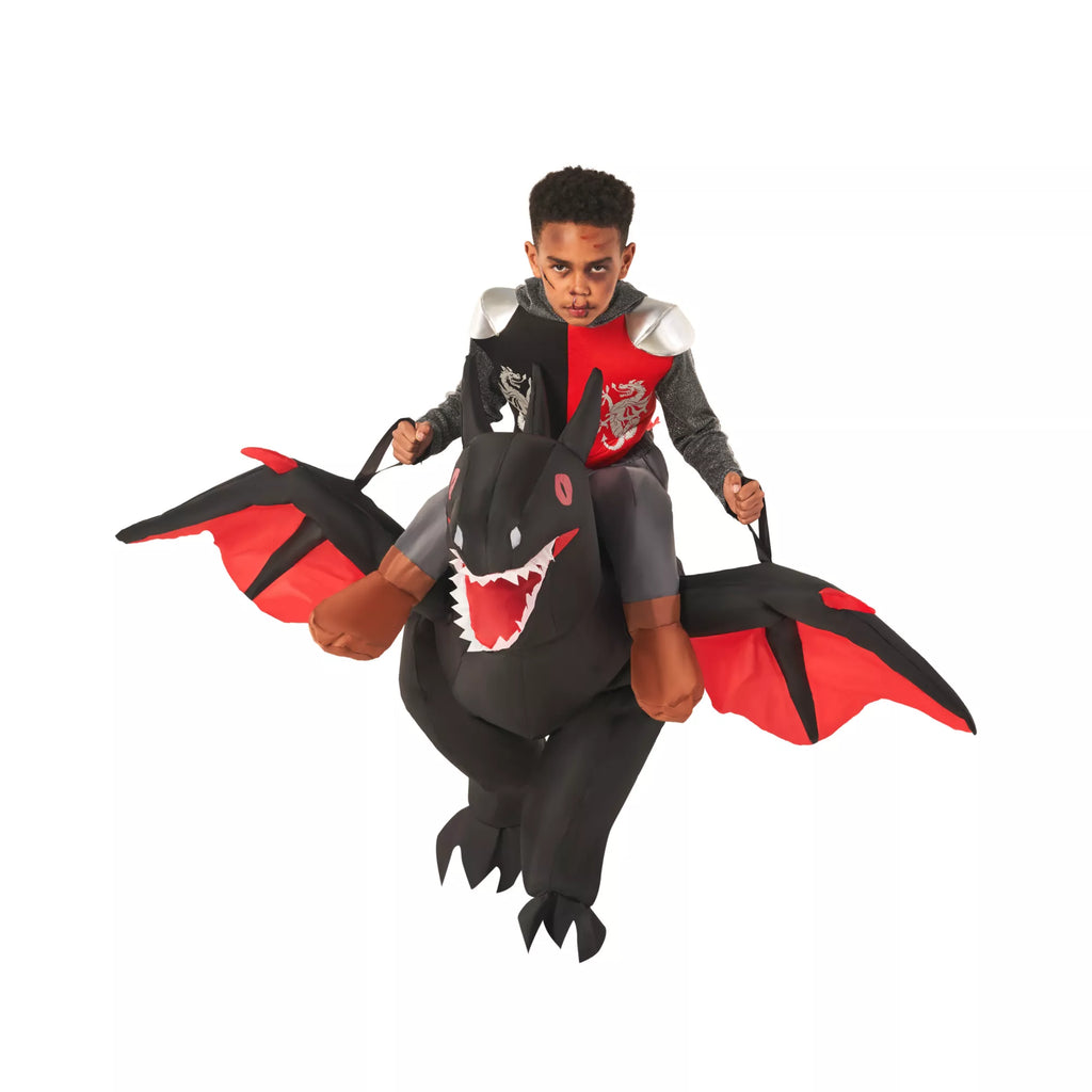 Kids Inflatable Ride-Along Dragon Costume